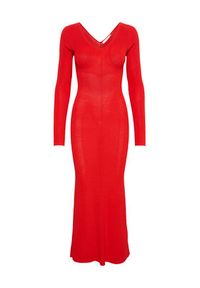 GESTUZ - Gestuz Sukienka dzianinowa 10908347 Czerwony Slim Fit. Kolor: czerwony. Materiał: syntetyk #3