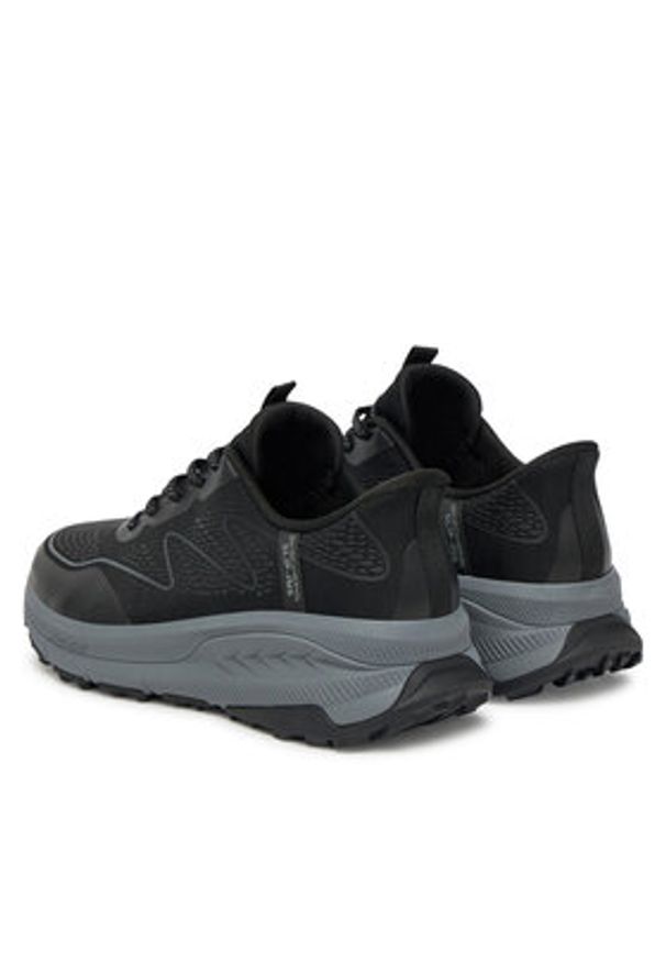skechers - Skechers Trekkingi Switch Back-Mist 237685/BKMT Czarny. Kolor: czarny. Materiał: materiał. Sport: turystyka piesza