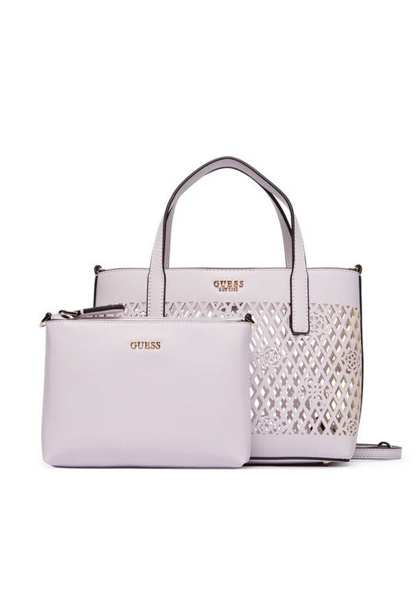 Guess Torebka HWPG99 11750 Fioletowy jasny. Kolor: fioletowy. Materiał: skórzane