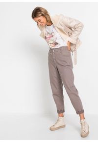 bonprix - T-shirt z nadrukiem w pióra. Kolor: biały. Wzór: nadruk. Styl: klasyczny #3