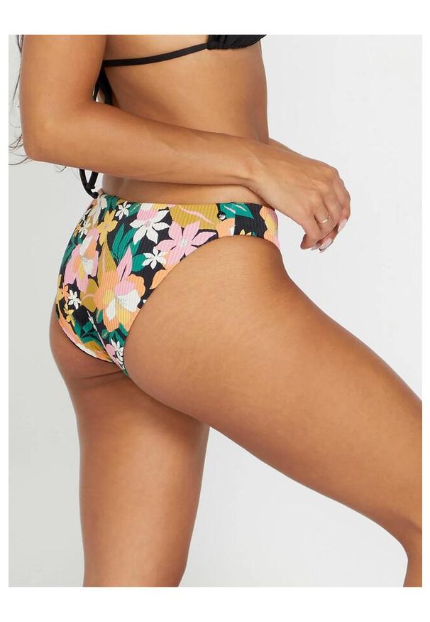 Dół od bikini Volcom Had Me At Aloha Hipster. Kolor: wielokolorowy. Materiał: elastan, nylon
