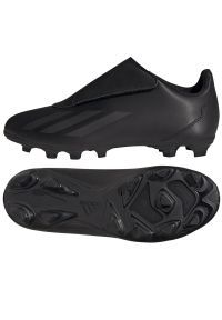 Adidas - Buty adidas X Crazyfast.4 Vel FxG Jr IE4063 czarne. Zapięcie: rzepy. Kolor: czarny. Materiał: materiał, syntetyk. Szerokość cholewki: normalna #3