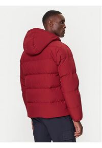 TOMMY HILFIGER - Tommy Hilfiger Kurtka puchowa MW0MW40616 Czerwony Regular Fit. Kolor: czerwony. Materiał: syntetyk