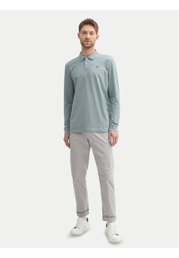 Tom Tailor Polo 1043278 Zielony Regular Fit. Typ kołnierza: polo. Kolor: zielony. Materiał: bawełna