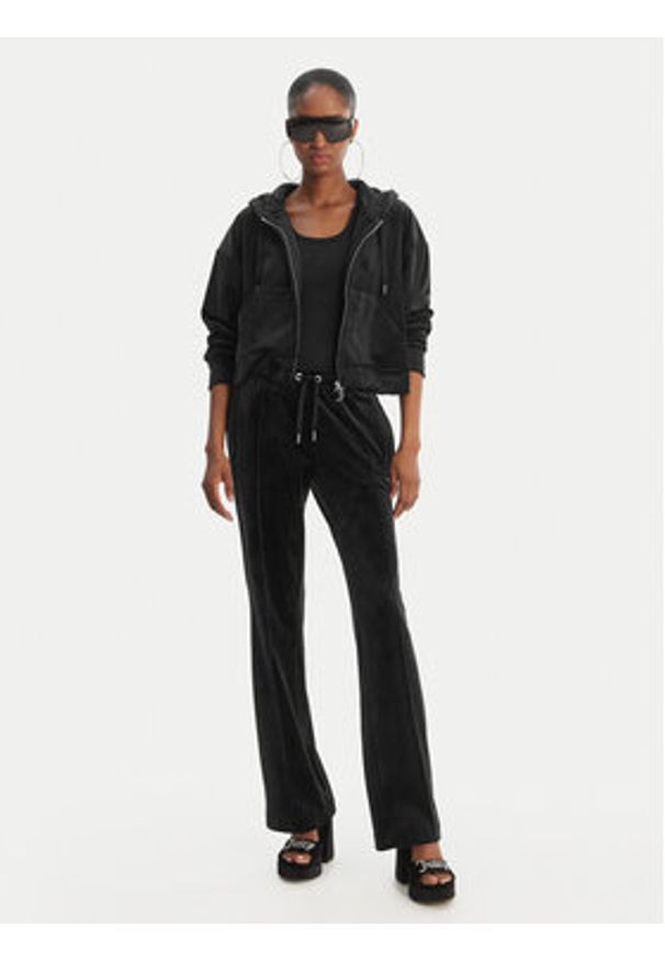 Juicy Couture Spodnie dresowe Tina JCWBJ126327 Czarny Straight Leg. Kolor: czarny. Materiał: syntetyk