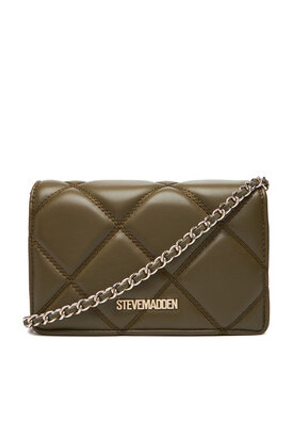 Steve Madden Torebka BENDUE SM13001105 Zielony. Kolor: zielony. Materiał: skórzane