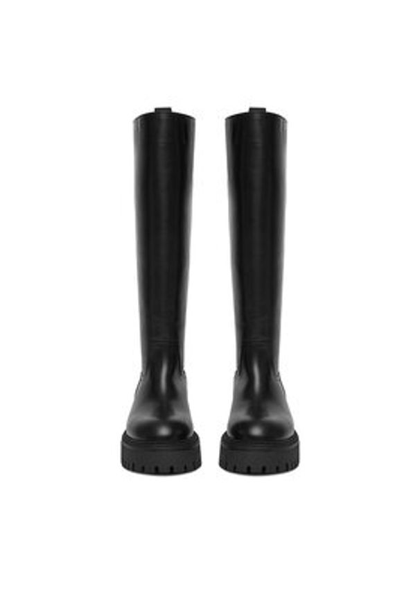 G-Star RAW - G-Star Raw Kozaki EO-BASI-8006 Czarny. Kolor: czarny. Materiał: skóra