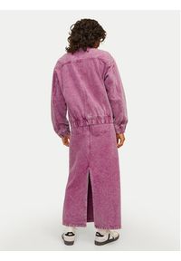 JJXX Kurtka jeansowa Ziggy 12260876 Różowy Regular Fit. Kolor: różowy. Materiał: bawełna #6