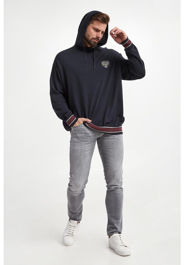 Armani Exchange - Sweter męski z kapturem ARMANI EXCHANGE. Typ kołnierza: kaptur