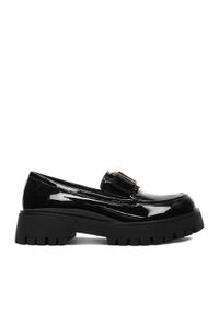 MEXX Loafersy EO-WS6035-01 Czarny. Kolor: czarny. Materiał: skóra, lakier #1