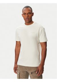 Napapijri T-Shirt Yourte NP0A8AU2 Kremowy Relaxed Fit. Kolor: kremowy. Materiał: bawełna #1