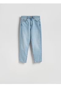 Reserved - Jeansy mom fit - niebieski. Kolor: niebieski #1