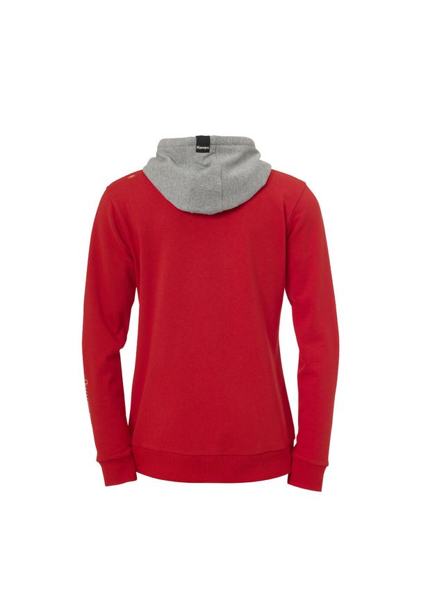 KEMPA - Damska kurtka z kapturem Kempa Core 2.0. Typ kołnierza: kaptur. Kolor: szary, czerwony, wielokolorowy. Sport: piłka ręczna, fitness