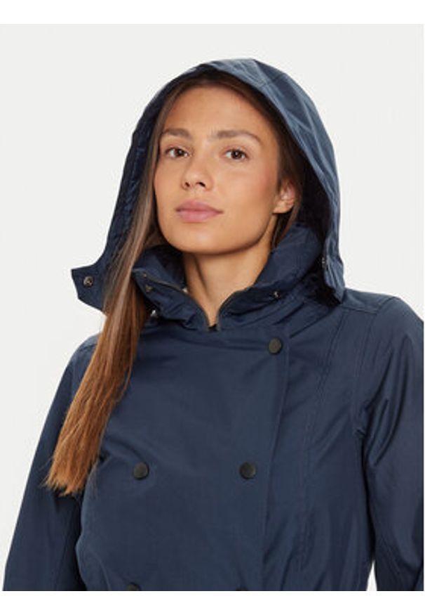 Helly Hansen Płaszcz przejściowy Welsey II 53314 Granatowy Regular Fit. Kolor: niebieski. Materiał: syntetyk