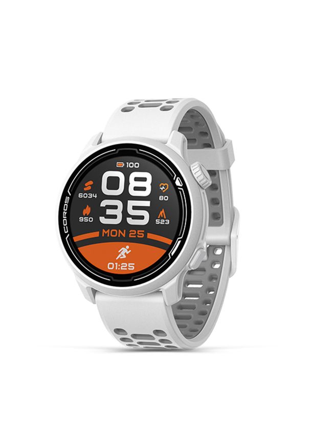 COROS - Zegarek do biegania z gps Coros Pace 2 Premium White. Materiał: nylon