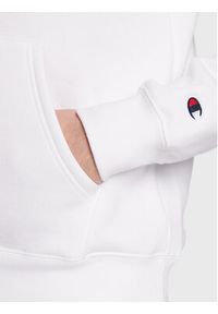 Champion Bluza Script Logo Embroidery 217858 Biały Regular Fit. Kolor: biały. Materiał: bawełna #3