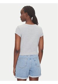 Calvin Klein Jeans T-Shirt LV047C910G Szary Regular Fit. Kolor: szary. Materiał: bawełna #5