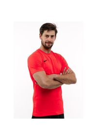 Koszulka sportowa męska Nike Park Vii. Kolor: czerwony, pomarańczowy, wielokolorowy. Długość rękawa: krótki rękaw. Długość: krótkie. Sport: piłka nożna