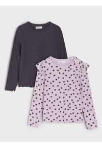 Sinsay - Koszulki z długimi rękawami 2 pack - wielobarwny. Długość rękawa: długi rękaw. Długość: długie #1