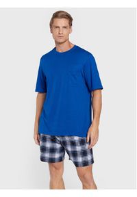 Cyberjammies Szorty piżamowe Apollo Brushed 6733 Granatowy Regular Fit. Kolor: niebieski. Materiał: bawełna #5