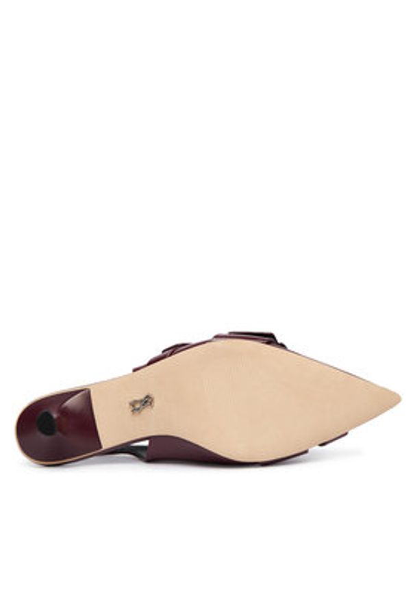 Steve Madden Czółenka Lezley SM11003440 Bordowy. Kolor: czerwony. Materiał: skóra