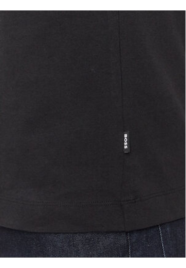 BOSS - Boss T-Shirt Thompson 04 50501097 Czarny Regular Fit. Kolor: czarny. Materiał: bawełna