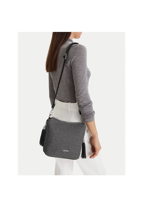 Torebka Lasocki. Kolor: szary