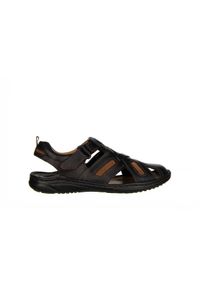 Sandały Bayla-081 523 Baflo Czarny AX 081099, Skóra naturalna - 40. Zapięcie: pasek. Kolor: czarny. Materiał: skóra. Wzór: paski. Sezon: wiosna, lato. Styl: sportowy #1