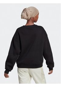 Adidas - adidas Bluza ALL SZN Fleece Sweatshirt HJ7995 Czarny Loose Fit. Kolor: czarny. Materiał: bawełna #4