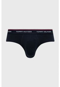 TOMMY HILFIGER - Tommy Hilfiger slipy (3-pack) męskie kolor granatowy. Kolor: niebieski #3