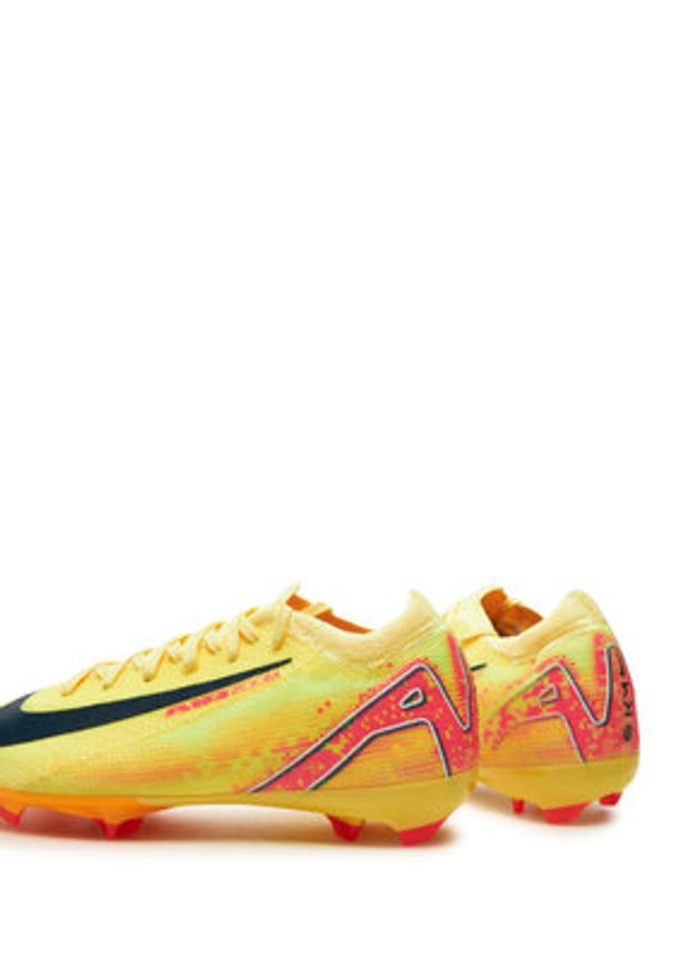 Nike Buty do piłki nożnej Jr Zm Vapor 16 Pro Km Fg HF5450 800 Żółty. Kolor: żółty. Materiał: syntetyk