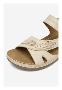 Go Soft Sandały CEO-W80085 Beżowy. Kolor: beżowy. Materiał: skóra #6