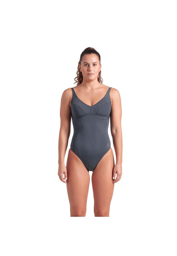 Strój kąpielowy damski Arena Swimsuit Victoria U Back. Kolor: szary