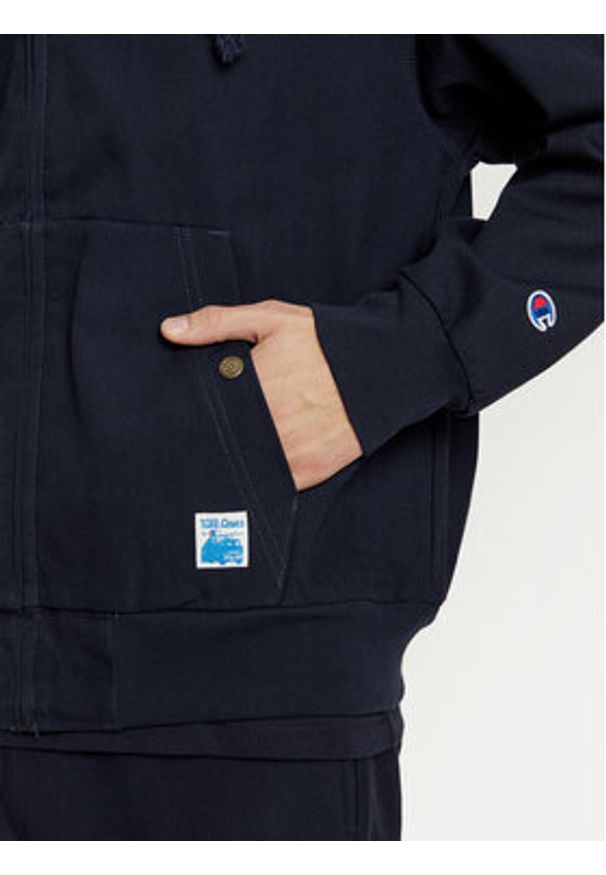 Champion Bluza S03743 Granatowy Regular Fit. Kolor: niebieski. Materiał: bawełna