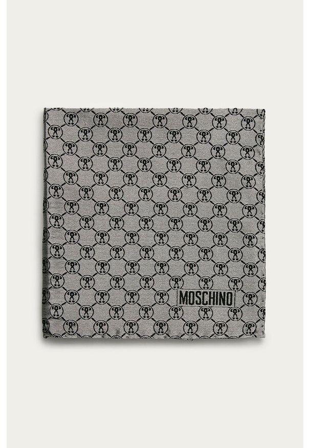 MOSCHINO - Moschino - Poszetka. Kolor: szary