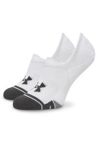 Under Armour Zestaw 3 par niskich skarpet unisex Performance Tech 1379502 Biały. Kolor: biały. Materiał: poliester, materiał #3