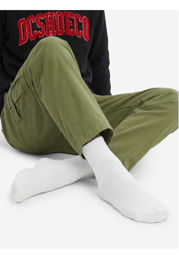 DC Shoes Skarpety długie AS_DC_02Z_SS25 (3-PACK) Biały. Kolor: biały. Materiał: bawełna