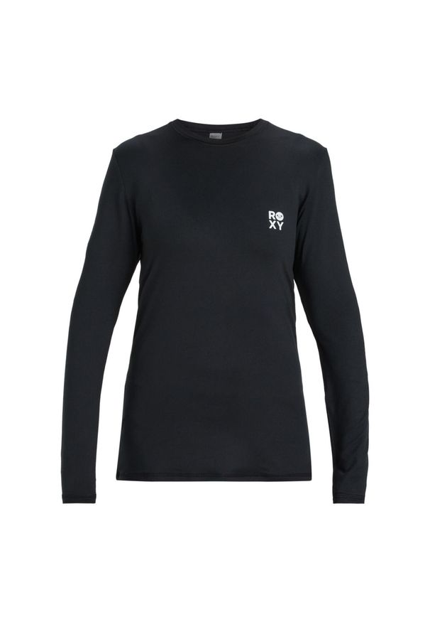 Roxy - Długi rękaw Rash Vest dla Kobiety HAPPY WAVES Czarny. Kolor: czarny. Materiał: poliester, elastan, materiał. Długość: długie