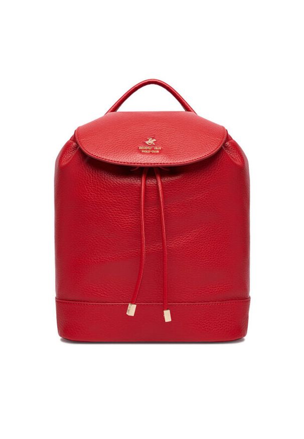 Beverly Hills Polo Club Plecak CEO-BHPC-C-017-09 Czerwony. Kolor: czerwony. Materiał: materiał