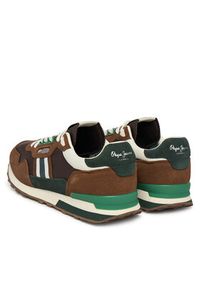 Pepe Jeans Sneakersy Kingston College M PMS400010 Brązowy. Kolor: brązowy. Materiał: zamsz, skóra #6