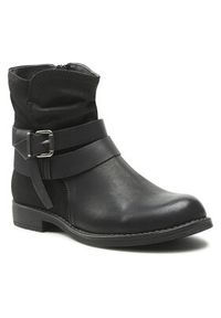 Clara Barson Botki WS1522-11 Czarny. Kolor: czarny. Materiał: skóra #5
