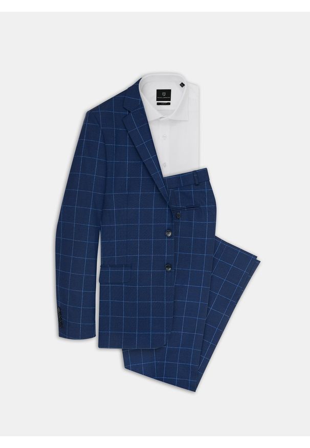 Pako Lorente - PAKO LORENTE – Spodnie męskie garniturowe RONDA P19WP-6G-006-G. Materiał: tkanina