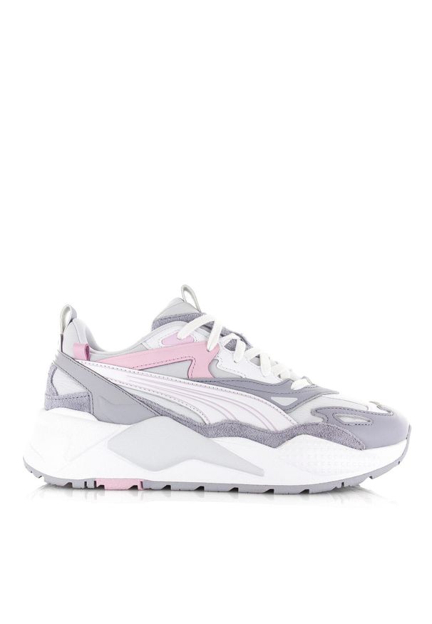 Buty do chodzenia damskie Puma Rs-x Efekt Lux. Kolor: szary. Materiał: materiał, syntetyk. Szerokość cholewki: normalna. Sport: turystyka piesza