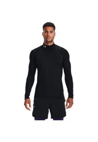 Koszulka treningowa męska Under Armour 1366066001. Kolor: wielokolorowy, szary, czarny. Długość rękawa: długi rękaw. Długość: długie. Sport: bieganie #1