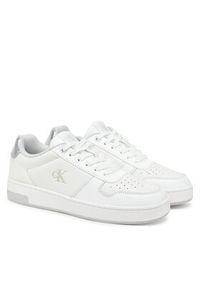 Calvin Klein Jeans Sneakersy Basket Cupsole Low Mg YW0YW01765 Biały. Kolor: biały. Materiał: skóra #6