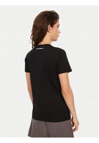 Karl Lagerfeld - KARL LAGERFELD T-Shirt A1W17124 Czarny Regular Fit. Typ kołnierza: dekolt w karo. Kolor: czarny. Materiał: bawełna #5