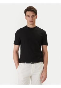 BOSS T-Shirt H-Thompson 228 50557395 Czarny Regular Fit. Kolor: czarny. Materiał: bawełna #1