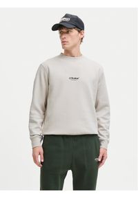 Jack & Jones - Jack&Jones Bluza Soho 12278791 Beżowy Relaxed Fit. Kolor: beżowy. Materiał: bawełna