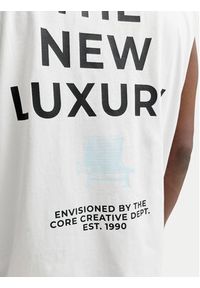 Jack & Jones Tank top Eterna 12295670 Biały Loose Fit. Kolor: biały. Materiał: bawełna #3