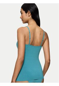 Triumph Top Feel Of Modal 10221654 Turkusowy Slim Fit. Kolor: turkusowy #4
